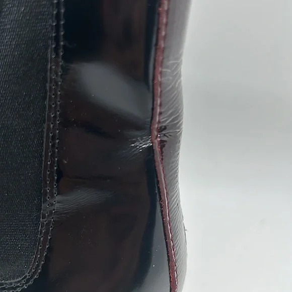 Jeffrey Campbell Black Faux Snakeskin Chelsea Leather Boots Shoes **Size 7** - Picture 10 of 10